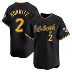 Kooe P.Pirates #2 Spencer Horwitz Player Black Alt Home Limited Stitched Jerseys