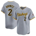 Kooe P.Pirates #2 Spencer Horwitz Player Gray Road Home Limited Stitched Jerseys