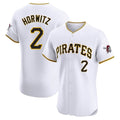 Kooe P.Pirates #2 Spencer Horwitz Player White Home Limited Elite Stitched Jerseys