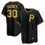 Kooe P.Pirates #30 Paul Skenes Player Black Alternate 2025 Home Game Stitched Jerseys