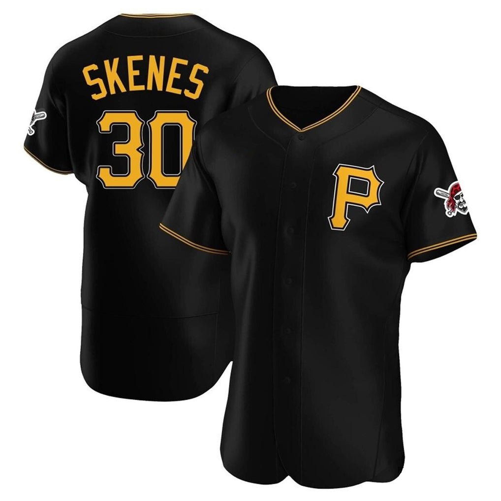 Kooe P.Pirates #30 Paul Skenes Player Black Alternate 2025 Home Limited Elite Stitched Jerseys