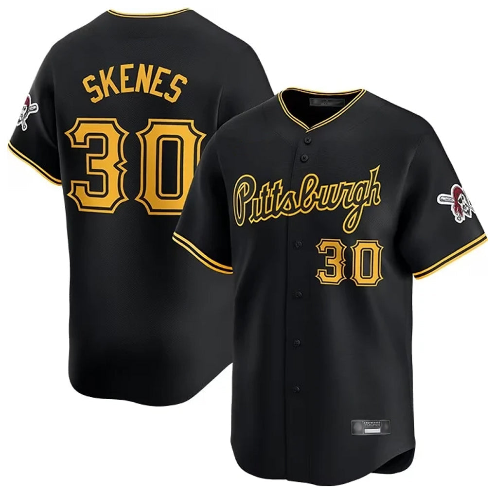 Kooe P.Pirates #30 Paul Skenes Player Black Home Limited Stitched Jerseys