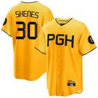 Kooe P.Pirates #30 Paul Skenes Player Gold City Connect Home Limited Stitched Jerseys