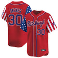 Kooe P.Pirates #30 Paul Skenes Player Red 2025 Independence Day Vapor Premier Limited Stitched Jerseys