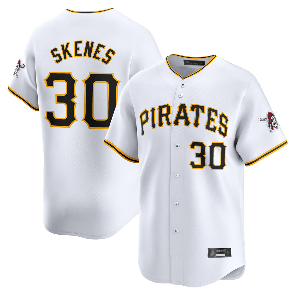 Kooe P.Pirates #30 Paul Skenes Player White Home Limited Stitched Jerseys