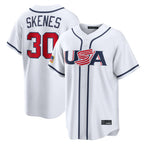 Kooe P.Pirates #30 Paul Skenes Player White USA 2026 World Classic Home Limited Stitched Jerseys