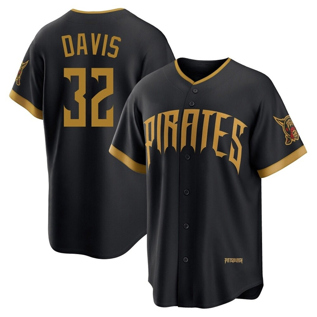 Kooe P.Pirates #32 Henry Davis Player Black 2026 City Connect Home Game Stitched Jerseys