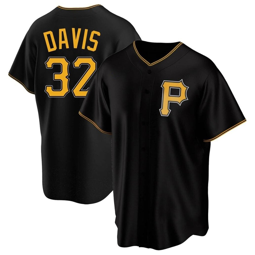 Kooe P.Pirates #32 Henry Davis Player Black Alternate 2025 Home Game Stitched Jerseys