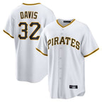 Kooe P.Pirates #32 Henry Davis Player White Home Game Stitched Jerseys