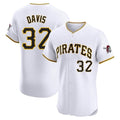 Kooe P.Pirates #32 Henry Davis Player White Home Limited Elite Stitched Jerseys