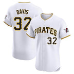 Kooe P.Pirates #32 Henry Davis Player White Home Limited Elite Stitched Jerseys