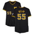 Kooe P.Pirates #55 Jason Delay Player Black Alternate Limited Game Stitched Jerseys