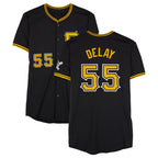 Kooe P.Pirates #55 Jason Delay Player Black Alternate Limited Game Stitched Jerseys