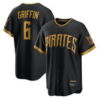 Kooe P.Pirates #6 Konnor Griffin Player Black 2026 City Connect Home Game Stitched Jerseys