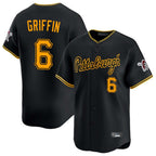 Kooe P.Pirates #6 Konnor Griffin Player Black Alt Home Limited Stitched Jerseys