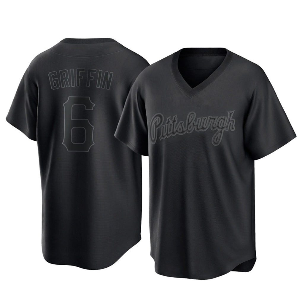 Kooe P.Pirates #6 Konnor Griffin Player Black Fashion Home Game Stitched Jerseys