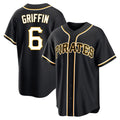 Kooe P.Pirates #6 Konnor Griffin Player Black Fashion Out Home Game Stitched Jerseys