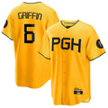 Kooe P.Pirates #6 Konnor Griffin Player Gold City Connect Home Game Stitched Jerseys