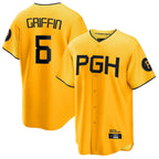Kooe P.Pirates #6 Konnor Griffin Player Gold City Connect Home Game Stitched Jerseys
