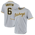 Kooe P.Pirates #6 Konnor Griffin Player Gray Road Home Game Stitched Jerseys