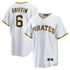 Kooe P.Pirates #6 Konnor Griffin Player White Home Game Stitched Jerseys