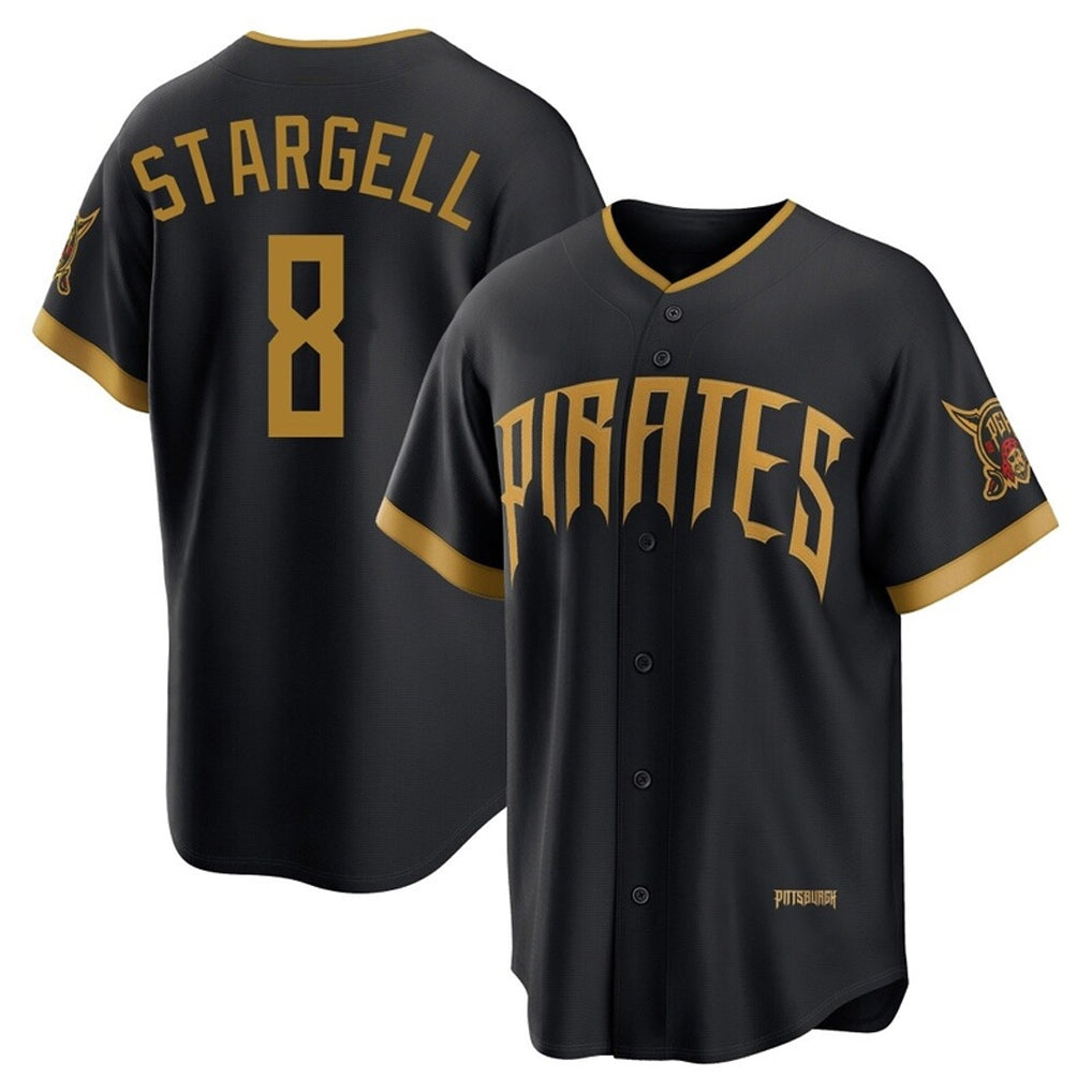 Kooe P.Pirates #8 Willie Stargell Player Black 2026 City Connect Home Limited Stitched Jerseys