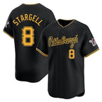 Kooe P.Pirates #8 Willie Stargell Player Black Alt Home Limited Stitched Jerseys