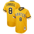 Kooe P.Pirates #8 Willie Stargell Player Gold Mitchell & Ness Cooperstown Collection 1979 Limited Stitched Jerseys