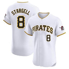 Kooe P.Pirates #8 Willie Stargell Player White Home Limited Elite Stitched Jerseys