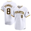 Kooe P.Pirates #8 Willie Stargell Player White Home Limited Stitched Jerseys