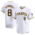 Kooe P.Pirates #8 Willie Stargell Player White Home Limited Stitched Jerseys