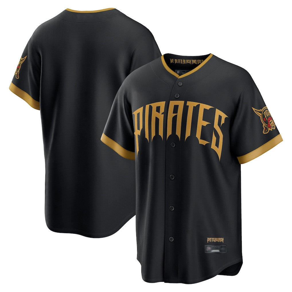 Kooe P.Pirates Blank Player Black 2026 City Connect Home Limited Stitched Jerseys
