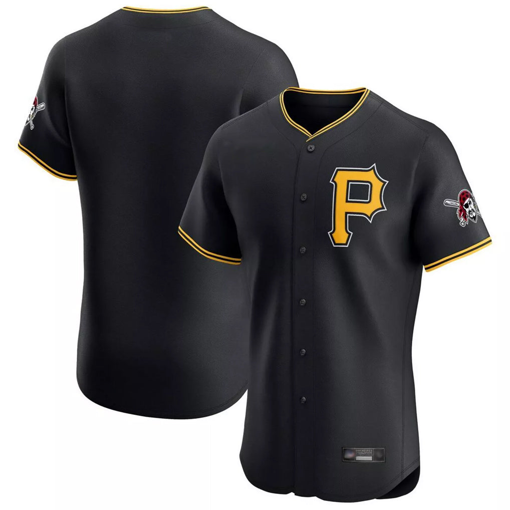 Kooe P.Pirates Blank Player Black Alternate 2025 Home Limited Elite Stitched Jerseys