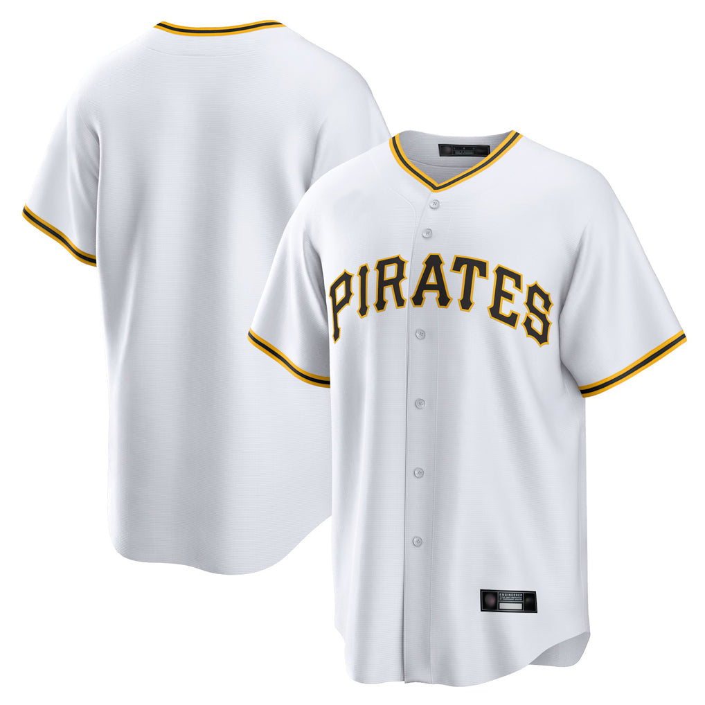 Kooe P.Pirates Blank Player White Home Game Stitched Jerseys