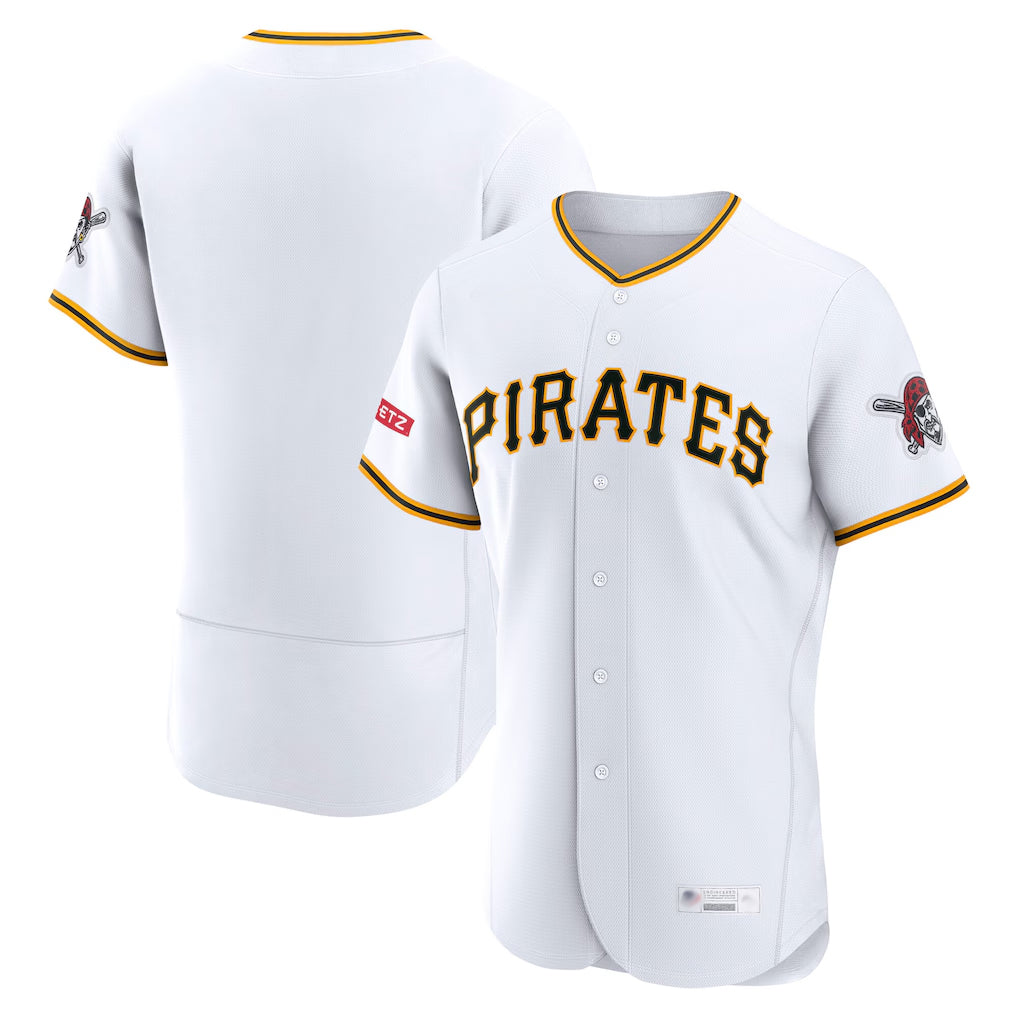 Kooe P.Pirates Blank Player White Home Limited Elite Stitched Jerseys
