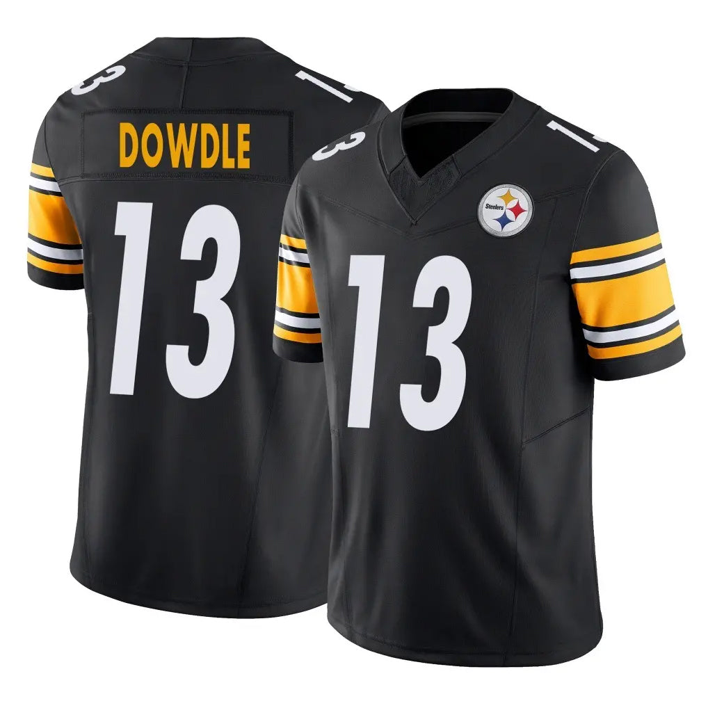 Kooe P.Steelers #13 Rico Dowdle Player Black Limited Vapor F.U.S.E. Home Game Stitched Jerseys
