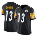 Kooe P.Steelers #13 Rico Dowdle Player Black Limited Vapor F.U.S.E. Home Game Stitched Jerseys