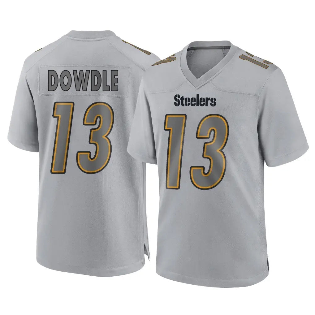 Kooe P.Steelers #13 Rico Dowdle Player Gray Atmosphere Fashion Home Game Stitched Jerseys