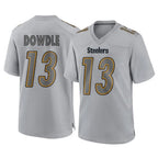 Kooe P.Steelers #13 Rico Dowdle Player Gray Atmosphere Fashion Home Game Stitched Jerseys