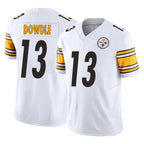 Kooe P.Steelers #13 Rico Dowdle Player White Limited Vapor F.U.S.E. Home Game Stitched Jerseys