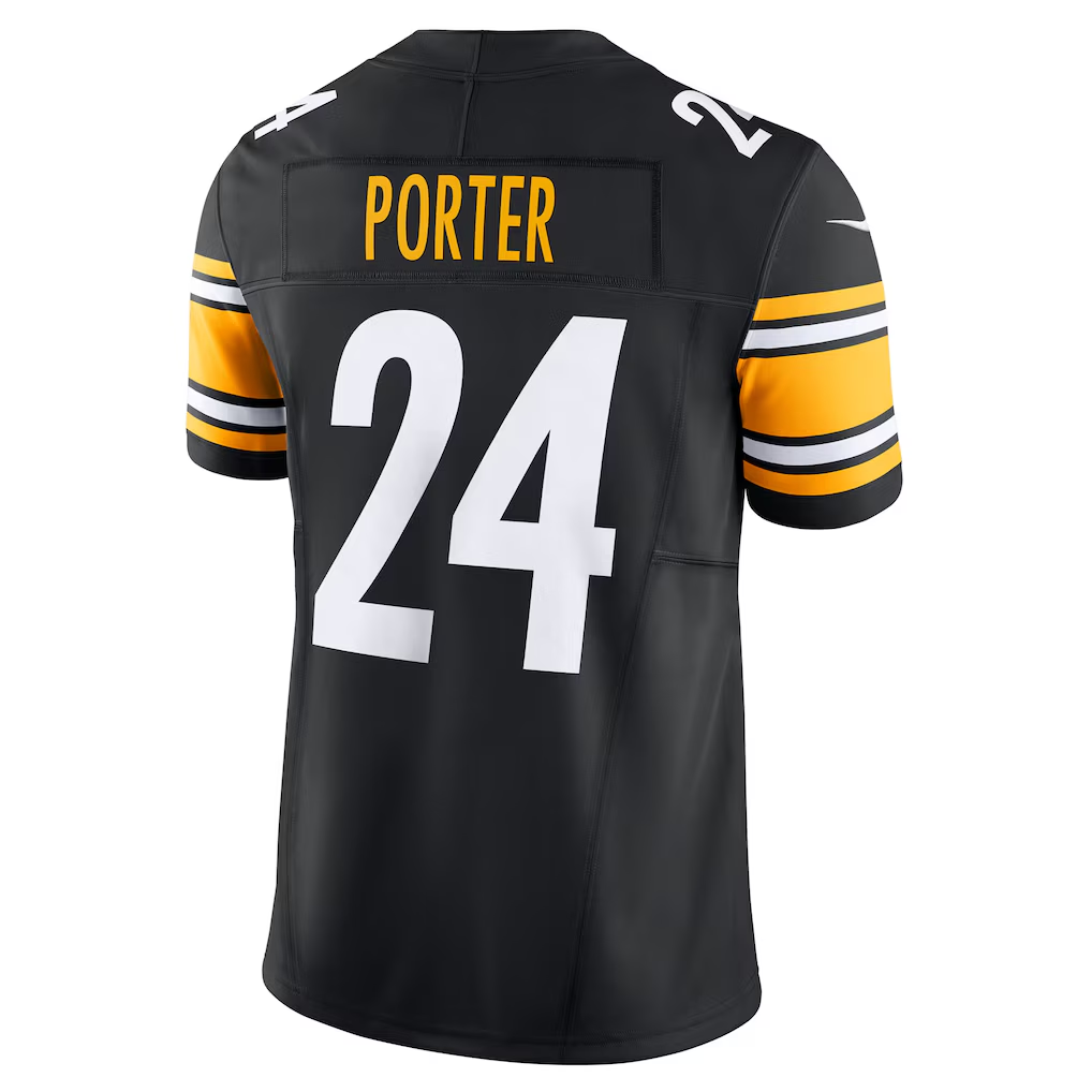 Kooe P.Steelers #24 Joey Porter Jr. Black Vapor F.U.S.E. Limited Stitched Jersey