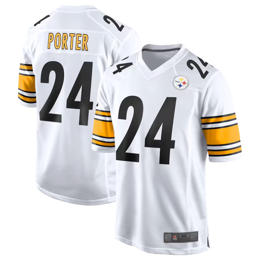 Kooe P.Steelers #24 Joey Porter Jr. Player White Game Stitched Jerseys