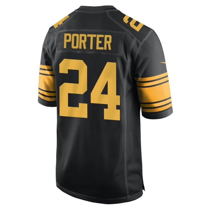 Kooe P.Steelers #24 Joey Porter Jr. Replica Color Rush Stitched Jerseys
