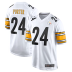 Kooe P.Steelers #24 Joey Porter Jr. White Away Game American Stitched Jerseys