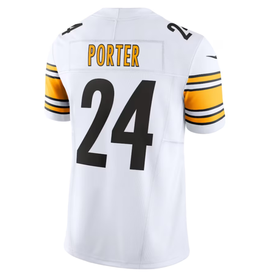Kooe P.Steelers #24 Joey Porter Jr. White Vapor F.U.S.E. Limited American Stitched Jerseys