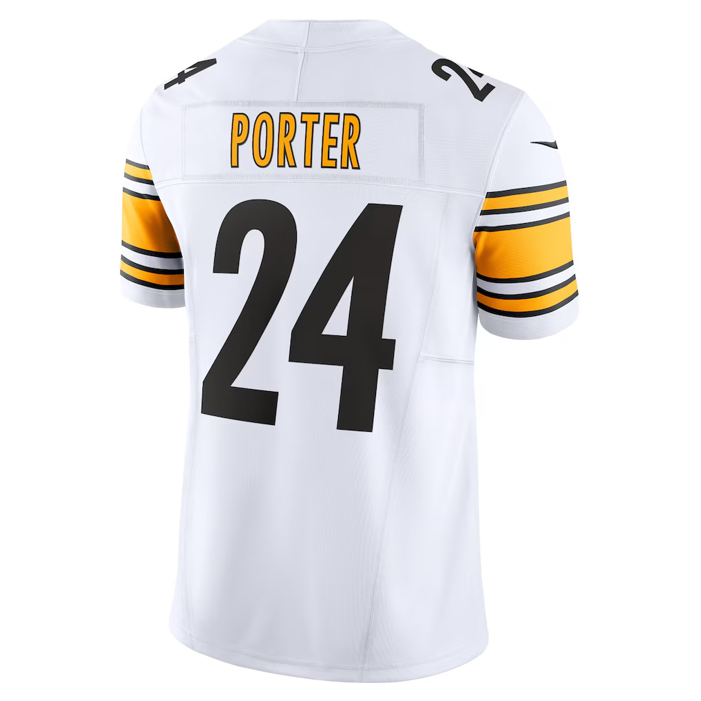 Kooe P.Steelers #24 Joey Porter Jr. White Vapor F.U.S.E. Limited Stitched Jersey