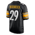 Kooe P.Steelers #29 Eli Heidenreich Black Team Game Stitched Jerseys