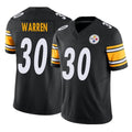 Kooe P.Steelers #30 Jaylen Warren Player Black Limited Vapor F.U.S.E. Home Game Stitched Jerseys