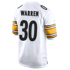 Kooe P.Steelers #30 Jaylen Warren White Game American Stitched Jerseys