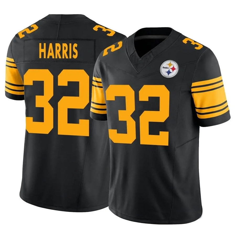 Kooe P.Steelers #32 Franco Harris Player Black Vapor F.U.S.E. Limited Stitched Jerseys